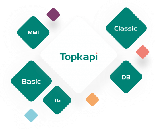 Logo Topkapi gammes Logo Topkapi gammes